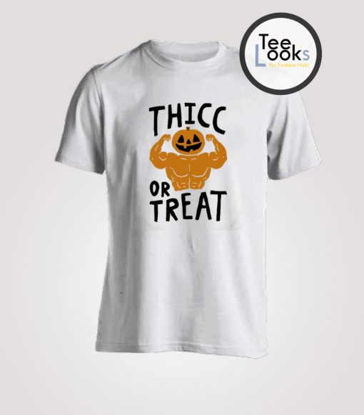 Thicc Or Treat Halloween T-shirt