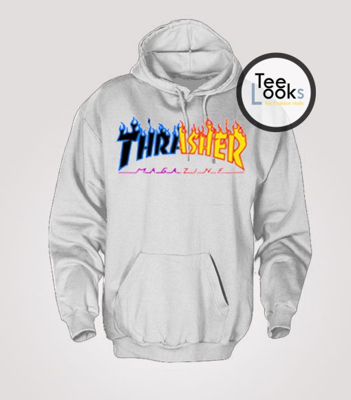 Thrasher Blue Fire Mag Hoodie