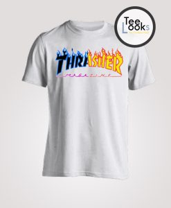 Thrasher Blue Fire Mag T-shirt