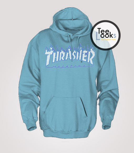 Thrasher White Flame Hoodie