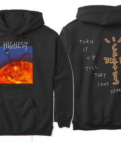 Travis Scott Hitr sun Front Back Hoodie