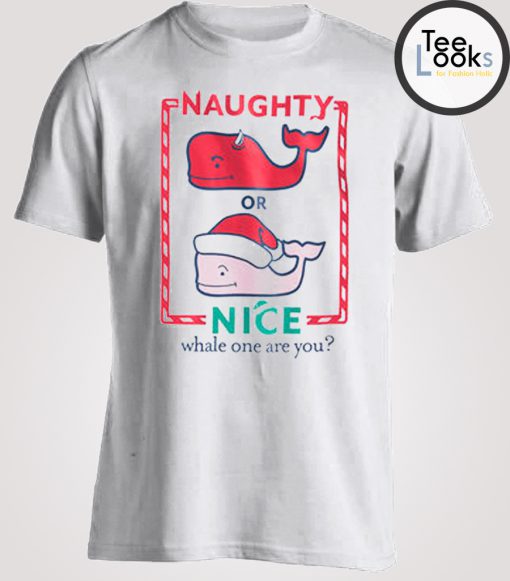 Vineyard Vine Christmas Naughty Or Nice T-shirt