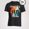 Virginity Rocks Retro T-shirt