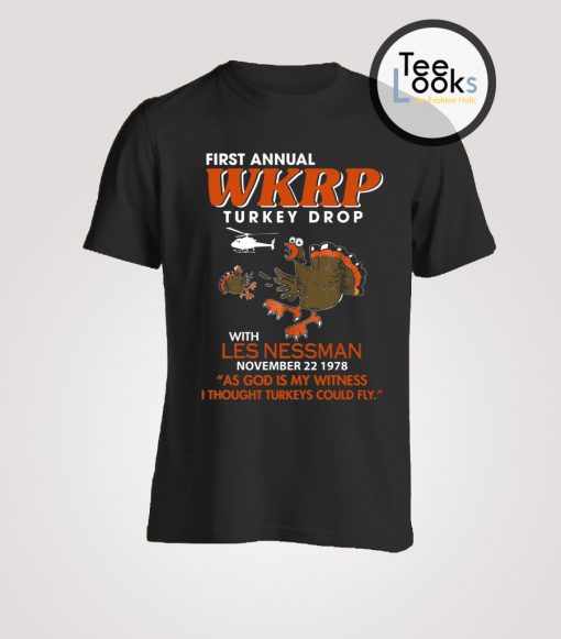 WKRP Turkey Drop First Annual 2 T-shirt