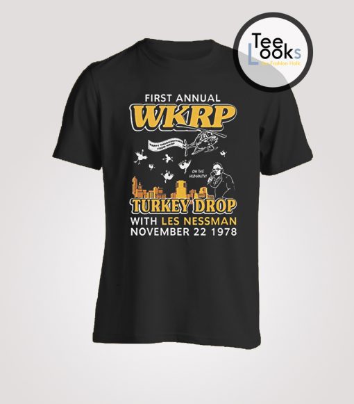 WKRP Turkey Drop First Annual T-shirt