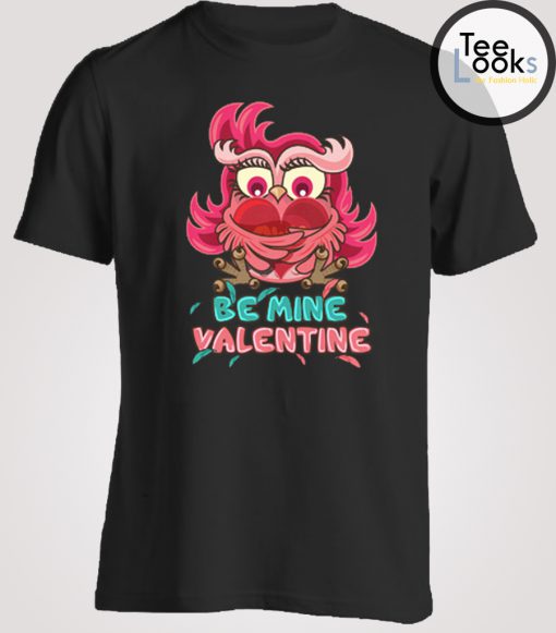 Be Mine Valentine Owly For Girls T-shirt