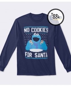 Cookie Monster Christmas Sesame Street Mens Sweatshirt