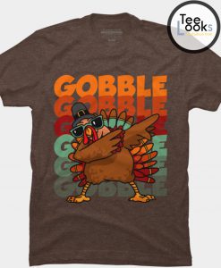 Dabbing Turkey Thanksgiving Gobble Gobble T-shirt