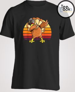 Dabbing Turkey Thanksgiving Vintage T-Shirt