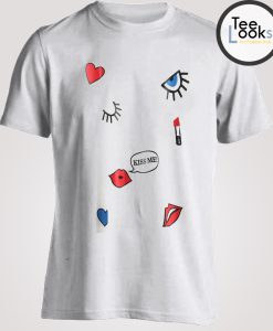 Eye Lips Kiss Me Woman T-shirt