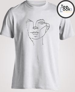 Face and Letter Tee T-shirt