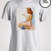 Flower Girl Vintage Art T-shirt