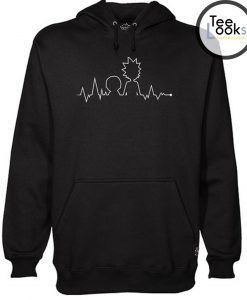 Heartbeat Rick and Morty Hoodie