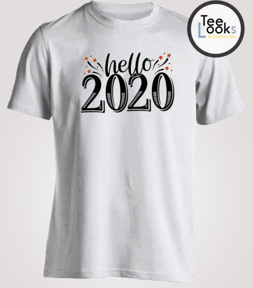 Hello 2020 New Year T-shirt