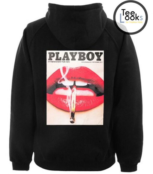 Playboy Magazine Cover Back Hoodie