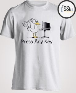 Press Any Key Duck T-shirt