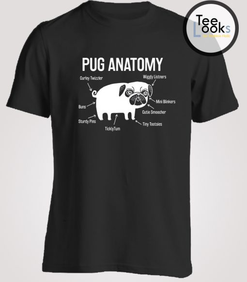 Pug Anatomy T-shirt