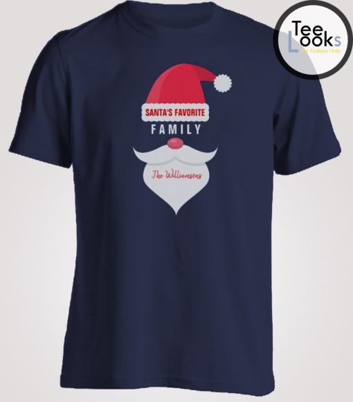 Santa Favorite Family T-shirt'