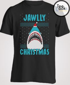 Santa Jaws - Jawlly Christmas funny shark T-shirt