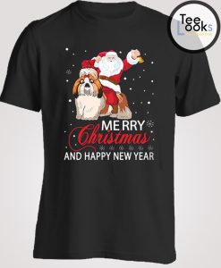 Santa Merry Christmas Happy New Year T-shirt