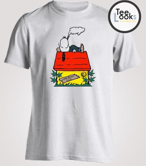 Snoopy Dog Smoking T-shirt