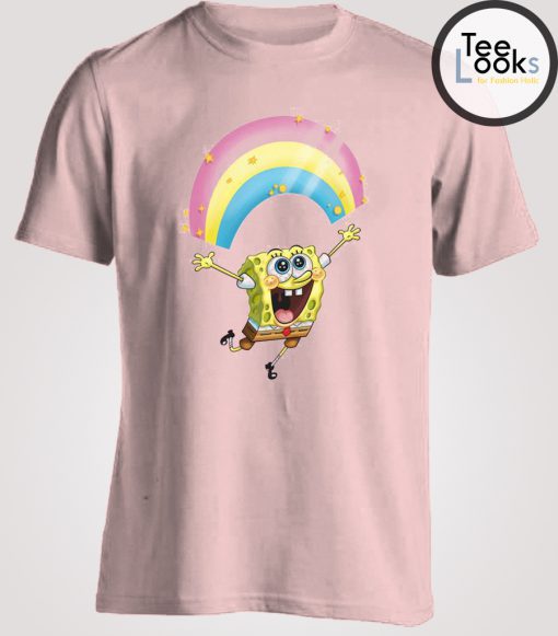 Spongebob Rainbow Cute T-shirt