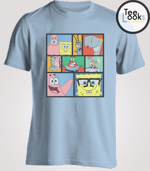 Spongebob Squarepants Collage T-Shirt