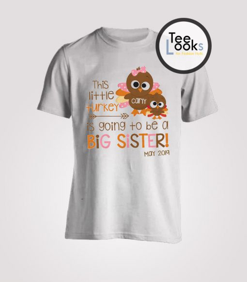 Thanksgiving Big Sister Shirt