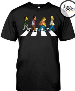 The Simpson Abbey Road T-shirt