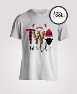 Two Wild Lumberjack Birthday T-shirt