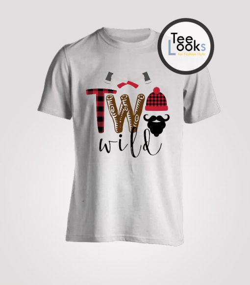 Two Wild Lumberjack Birthday T-shirt