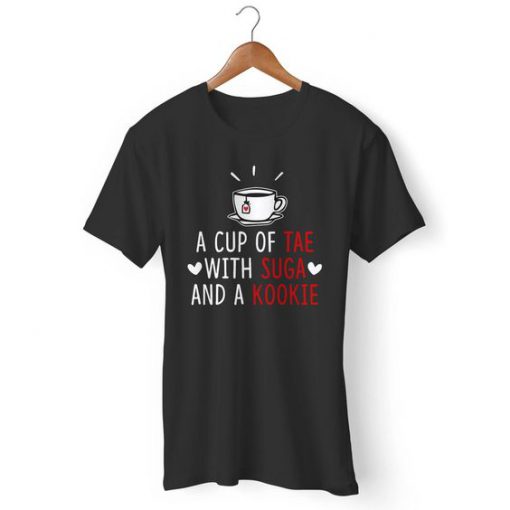 A Cup Of Tae With Suga And A Kookie Man's T-Shirt DN