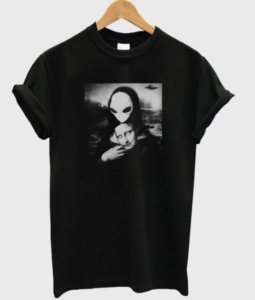 Alien Mona Lisa T shirt DN