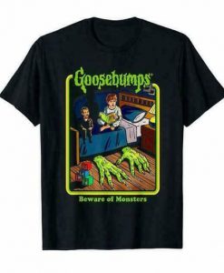 Authentic Goosebumps Bedtime Retro Scary T-Shirt TM