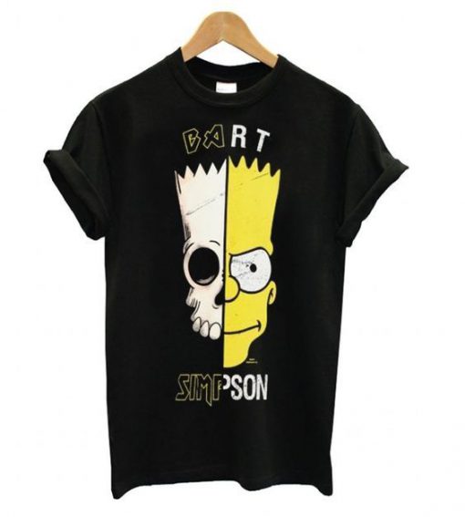 Bart Simpson Skull T shirt DN