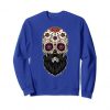 Beard Day Of The Dead Sugar Skull Sweatshirt DN