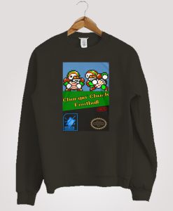 Chargin Chuck Football NES Game Cover Sweatshirt