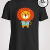 Cute Lion Flower T-shirt