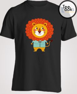 Cute Lion Flower T-shirt