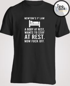 Discover Newton's 1st Law Funny T-shirt