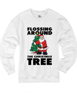 Flossing Around The Christmas Tree Sweater AD