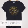 Happy New Year Typography T-shirt