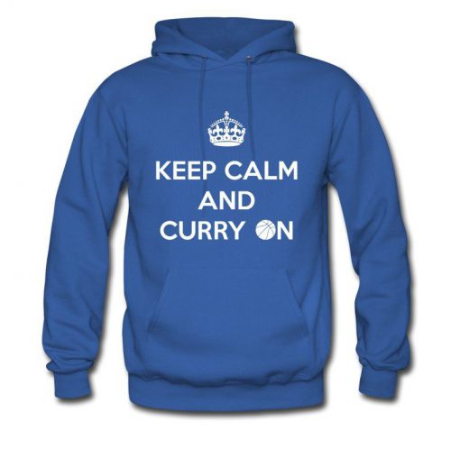 Keep Calm and Curry On Hoodie AD