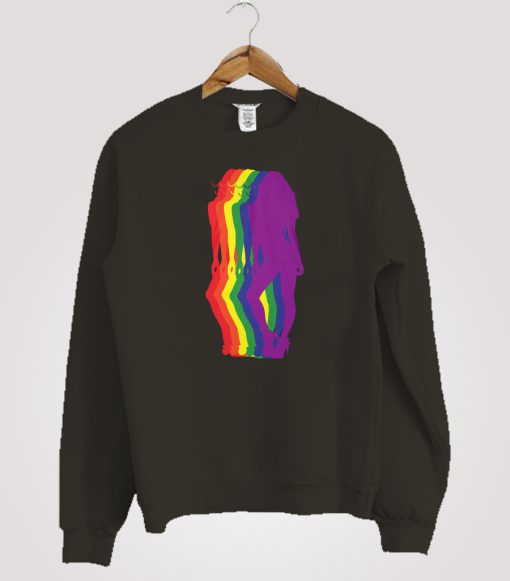 Lesbian Pride Rainbow Sweatshirt