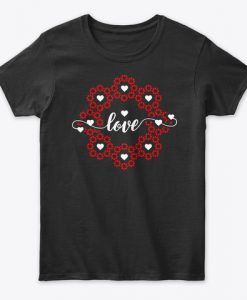 Love Heat Flower Valentine's Day T-Shirt TM