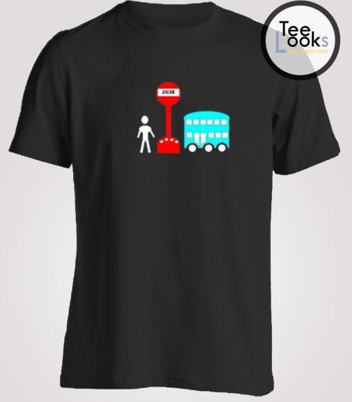 Man Traffic Bus T-shirt