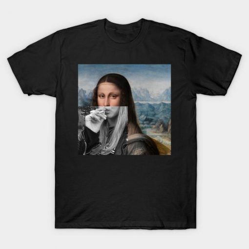 Mona Lisa Smoking Tshirt DN