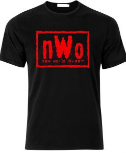 New World Order T-Shirt nWo Logo WCW Professional Wrestling T Shirt AD