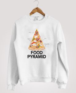 Pizza Lover's Food Pyramid Sweatshirt