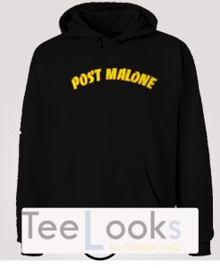 Post Malone Text Pullover Hoodie